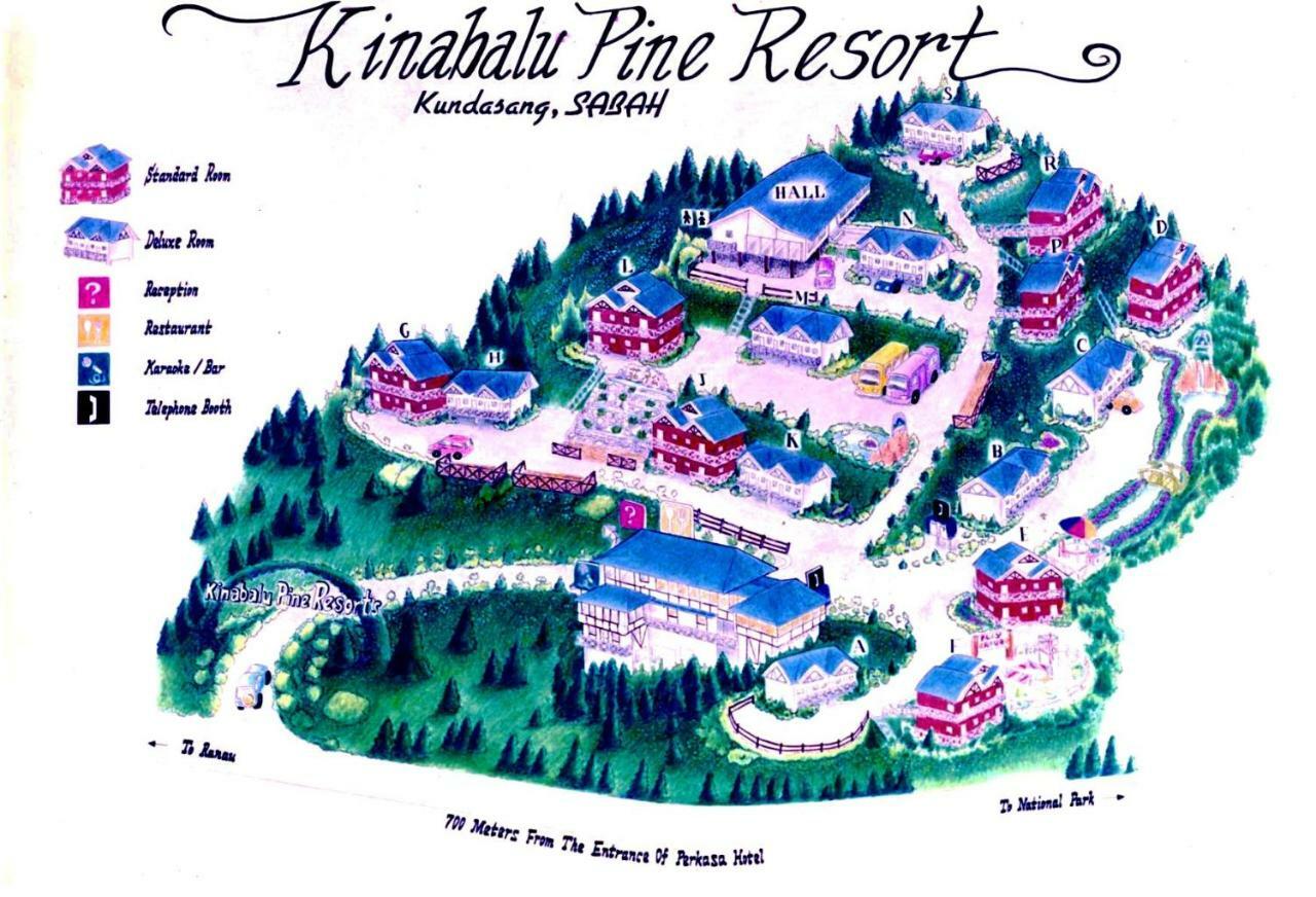Kinabalu Pine Resort Kampong Kundassan Kültér fotó
